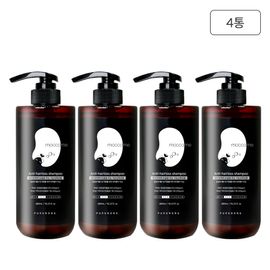 [Purunong] Moccame Black Bean Brewer's Yeast Hair Loss Relief Shampoo 480ml 4 Cartons_Purnon, Mocamae, Black Bean, Brewer's Yeast, Hair Loss Relief, Shampoo_made in Korea